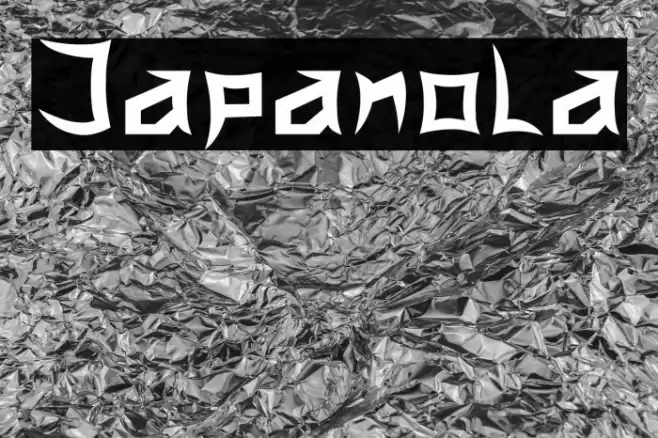 Japanola Font examples