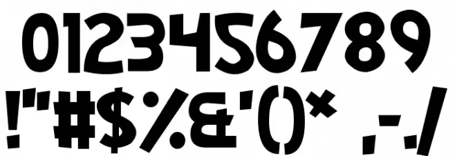 Japers Font OTHER CHARS