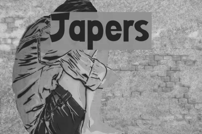 Japers Font examples