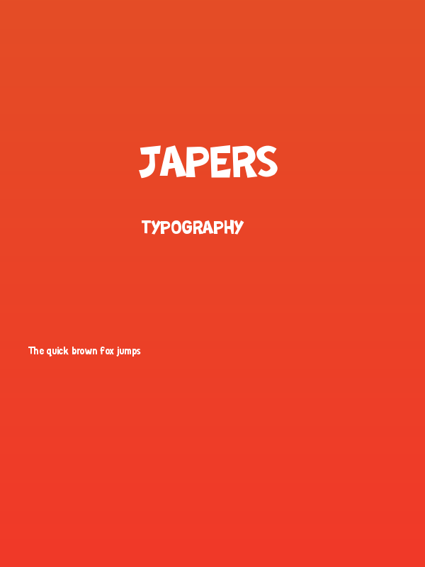 Japers Poster