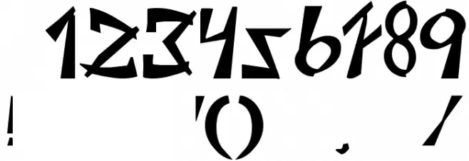 Japonesa Font OTHER CHARS