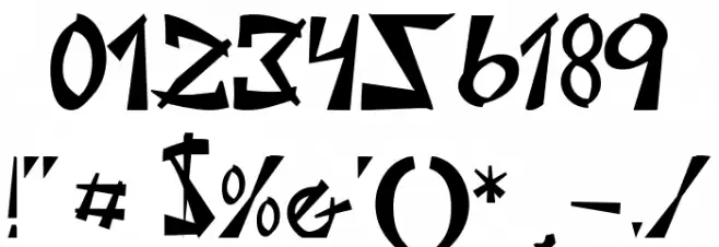 Japonesa Font OTHER CHARS