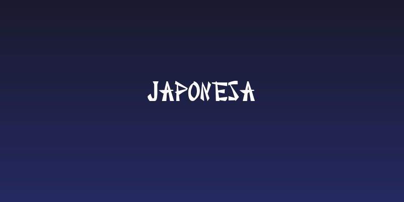 Japonesa Social Header