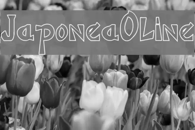 JaponesaOutline Font examples