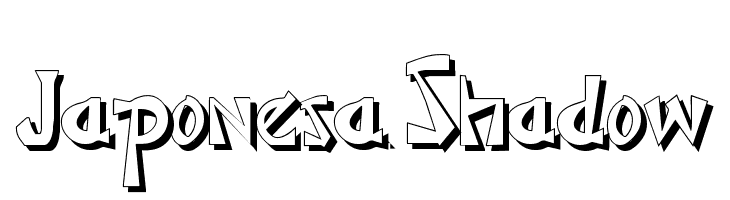JaponesaShadow Font
