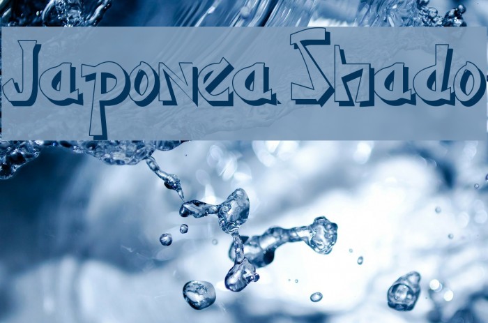JaponesaShadow Font examples