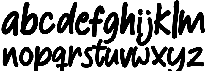 Jarbomhollow Font LOWERCASE