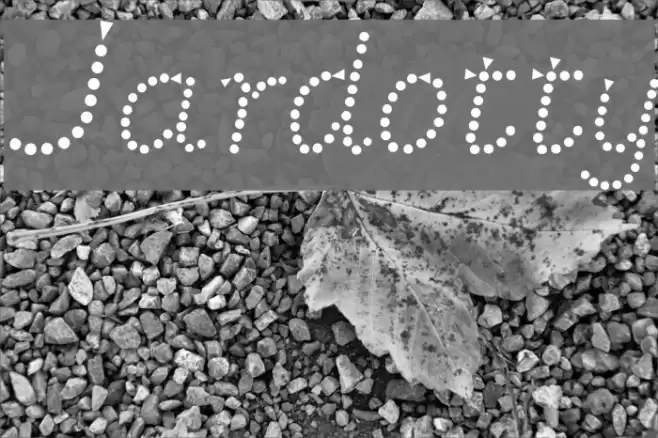 Jardotty Font examples