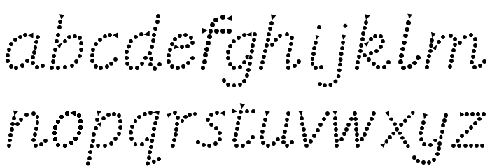 Jardotty Font LOWERCASE
