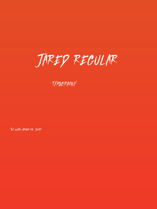 Jared Regular Poster