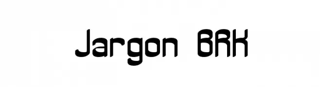 Jargon BRK  Скачать бесплатные шрифты