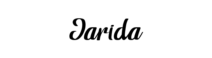 Jarida  フリーフォントのダウンロード