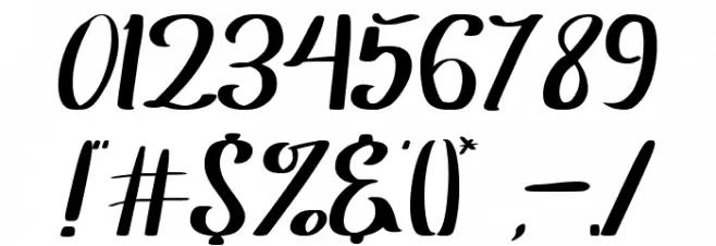 Jarida Font OTHER CHARS