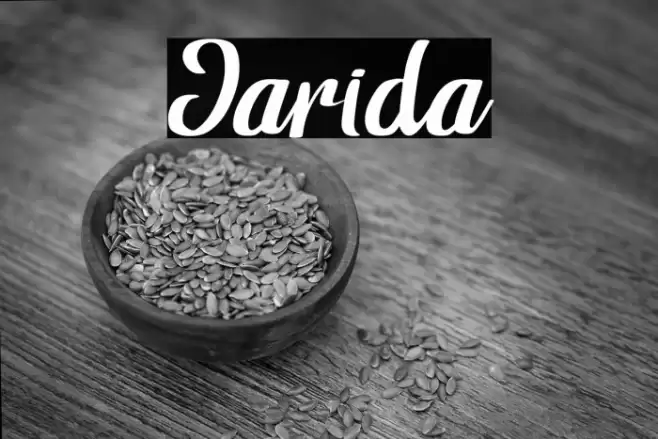 Jarida Font examples