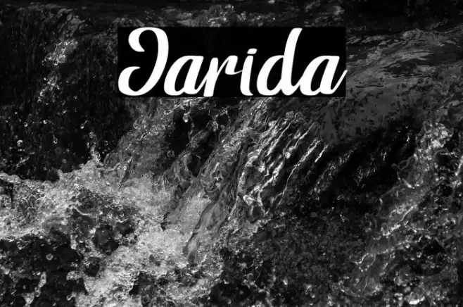 Jarida Font examples