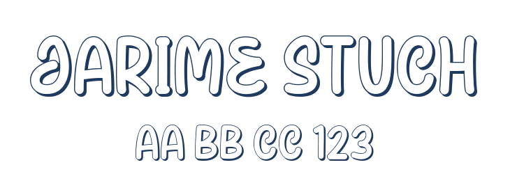 Jarime Stuch Font Preview