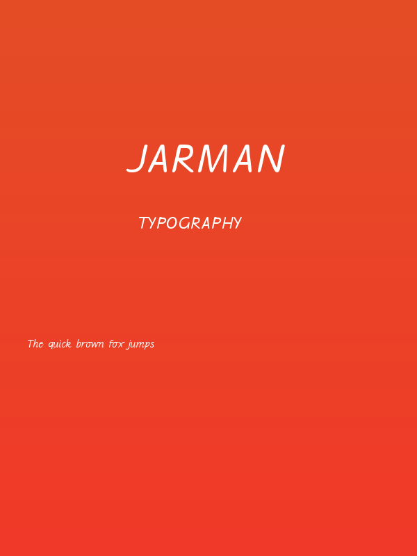 Jarman Poster