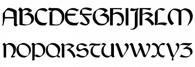 Jarrow Schriftart Groß