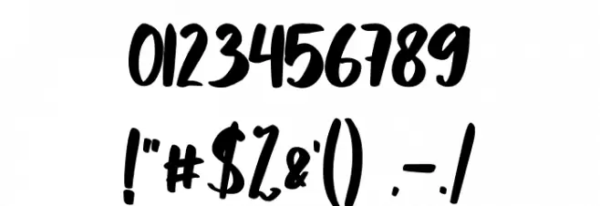 Jartails फ़ॉन्ट अन्य घर का काम