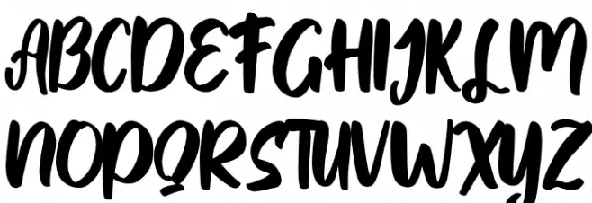 Jartails फ़ॉन्ट अपरकेस