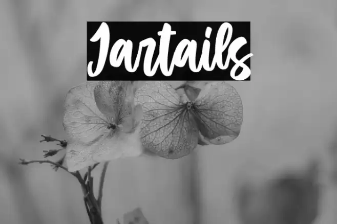 Jartails फ़ॉन्ट examples