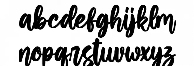 Jartails फ़ॉन्ट लोअरकेस