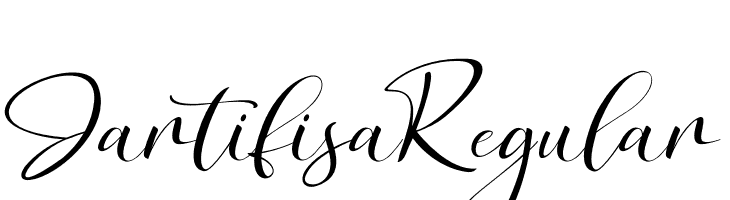 JartifisaRegular  font caratteri gratis
