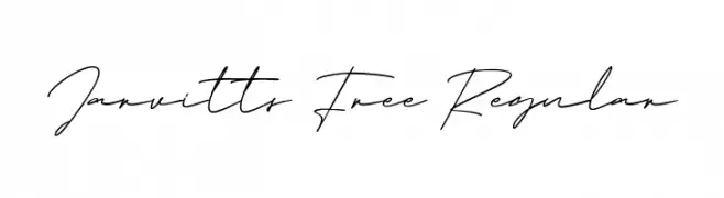 Jarvitts Free Regular  フリーフォントのダウンロード