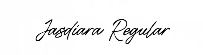 Jasdiara Regular  Frei Schriftart Herunterladen