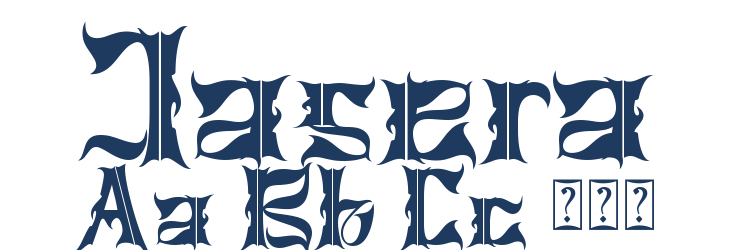 Jasera Font Preview