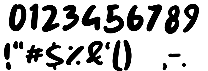 Jaslike Font OTHER CHARS