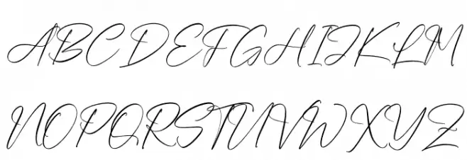 Jasmartha Rosebery Schriftart Groß