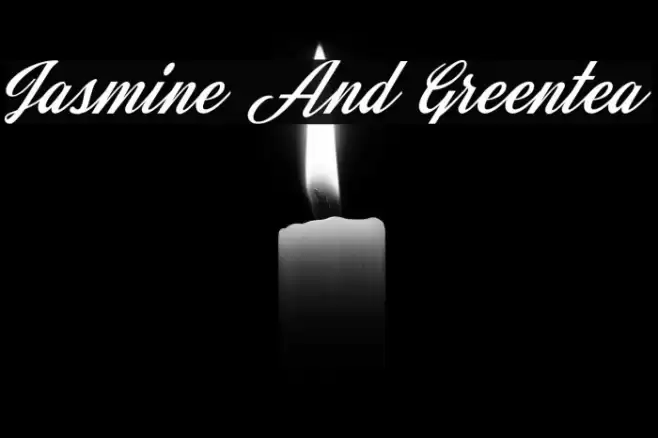 Jasmine And Greentea Font examples