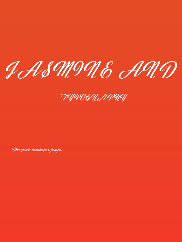 Jasmine And Greentea Poster