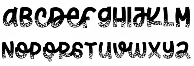Jasmine Bloom Decorated Schriftart Groß