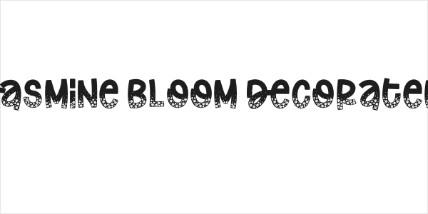 Jasmine Bloom Decorated Logo
