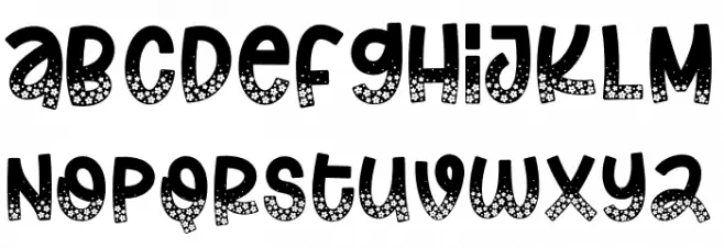 Jasmine Bloom Decorated Font LOWERCASE