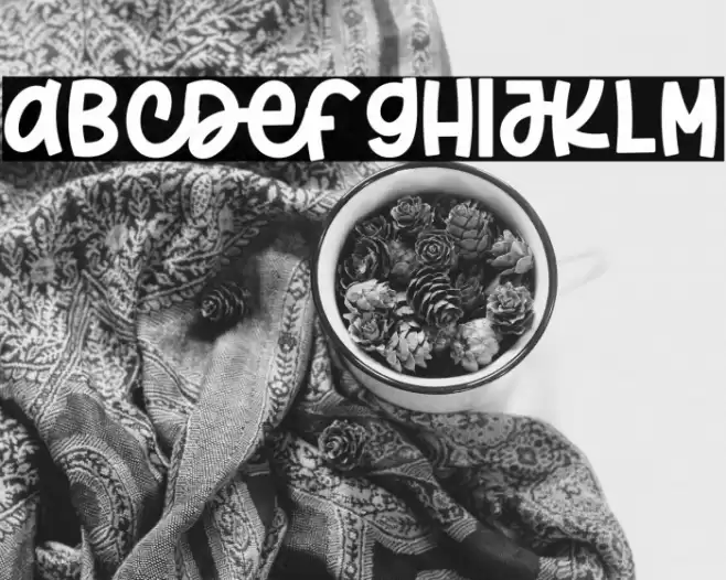 Jasmine Bloom Font examples