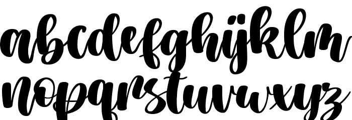 Jasmine Estella Font LOWERCASE