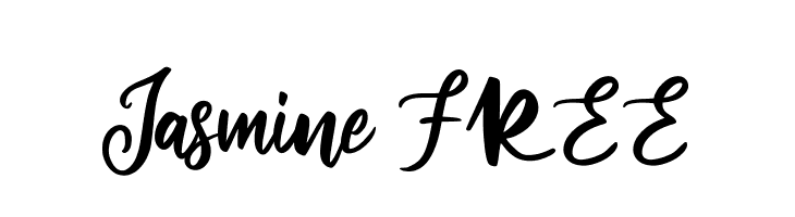 Jasmine FREE  フリーフォントのダウンロード