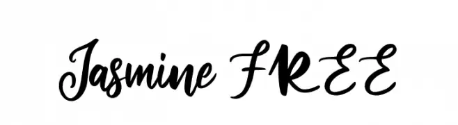 Jasmine FREE  フリーフォントのダウンロード