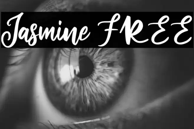 Jasmine FREE Font examples
