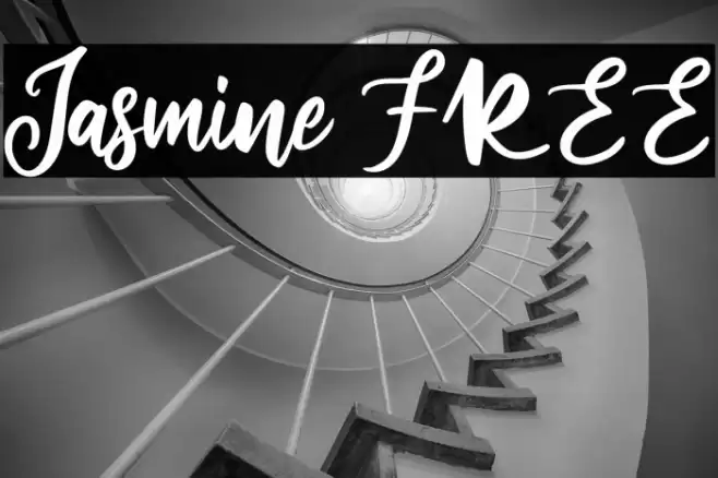 Jasmine FREE Font examples
