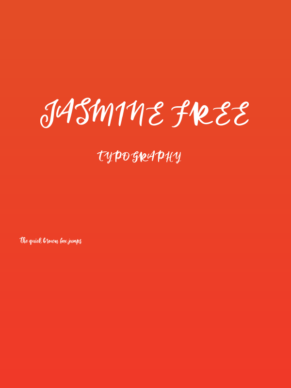 Jasmine FREE Poster