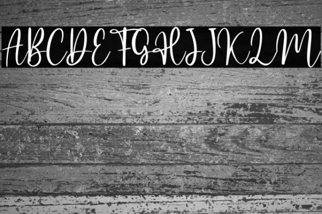 Jasmine Sheffield - Personal Us Font examples