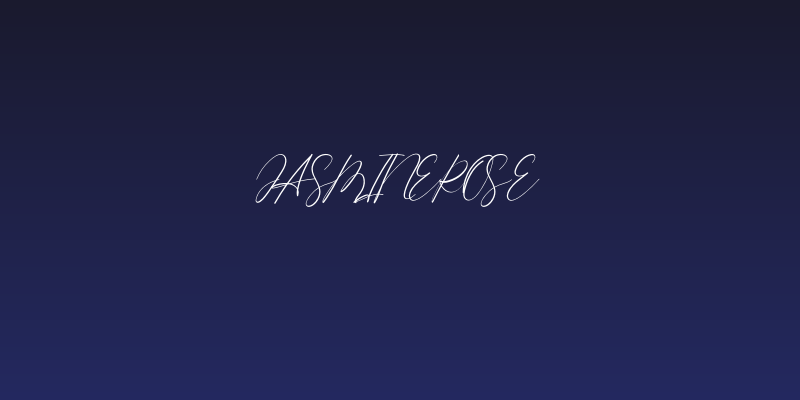JasmineRose Social Header