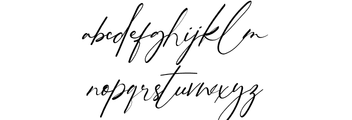 JasmineRose Font LOWERCASE