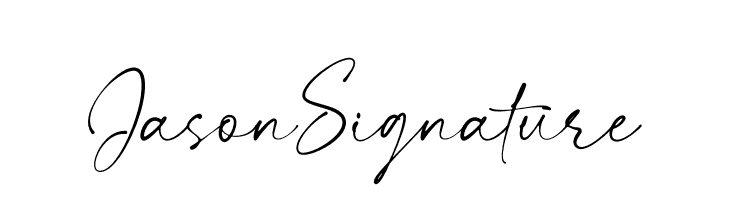 Jason Signature  Frei Schriftart Herunterladen