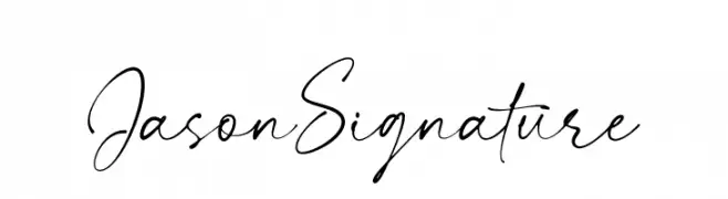 Jason Signature  フリーフォントのダウンロード