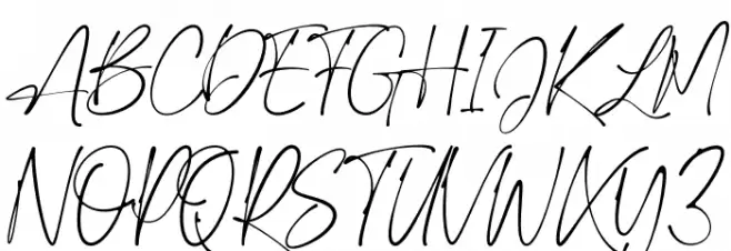 Jason Signature Шрифта ВЕРХНИЙ